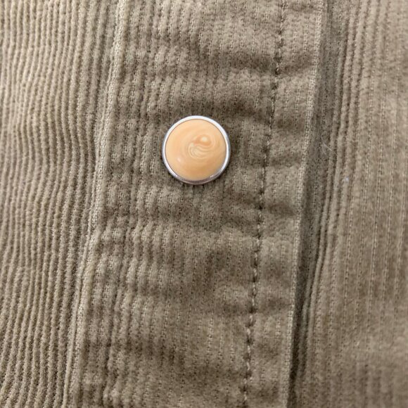 Flint and Tinder Corduroy Pearl Snap Western Button-up Shirt XL - Picture 6 of 15